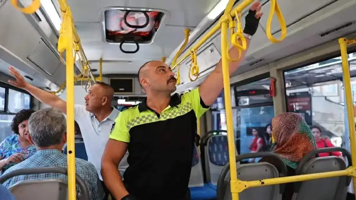 Antalya’da halk otobüslerine klima denetimi
