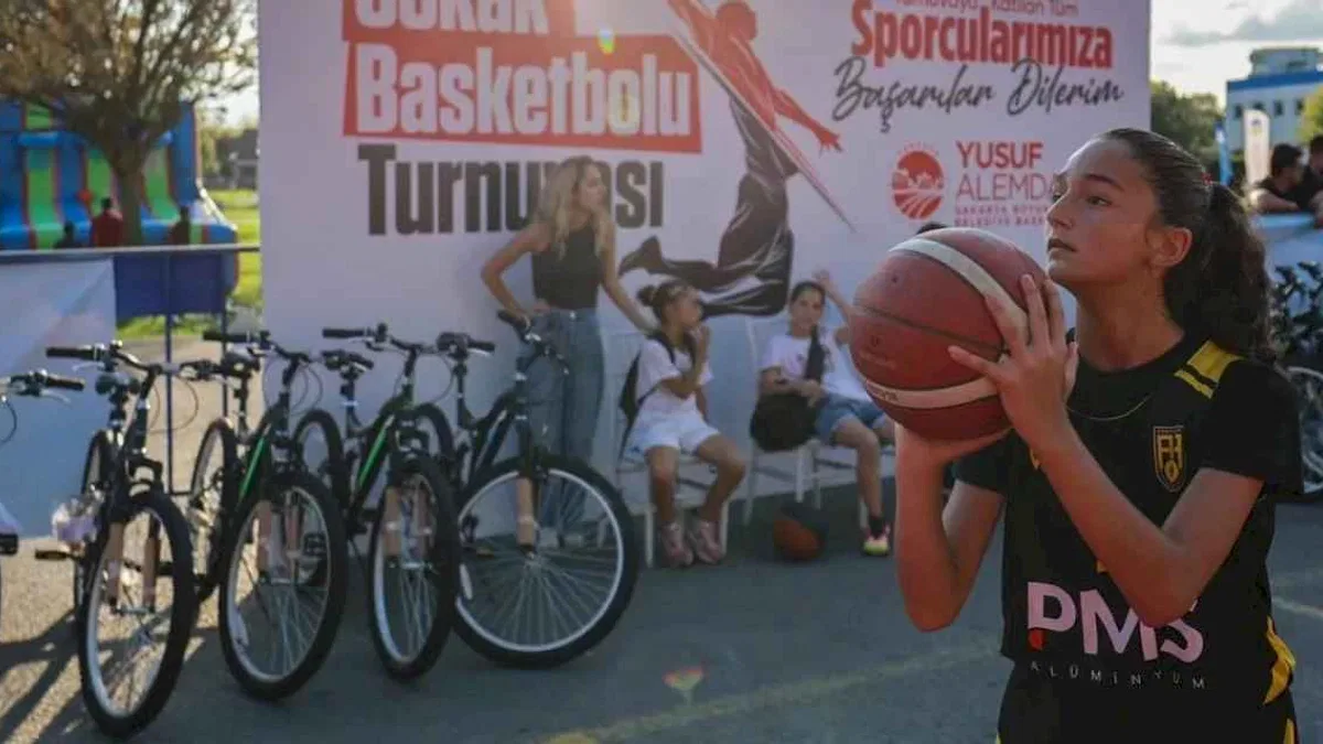 Sakarya’da sokakta basketbol coşkusu