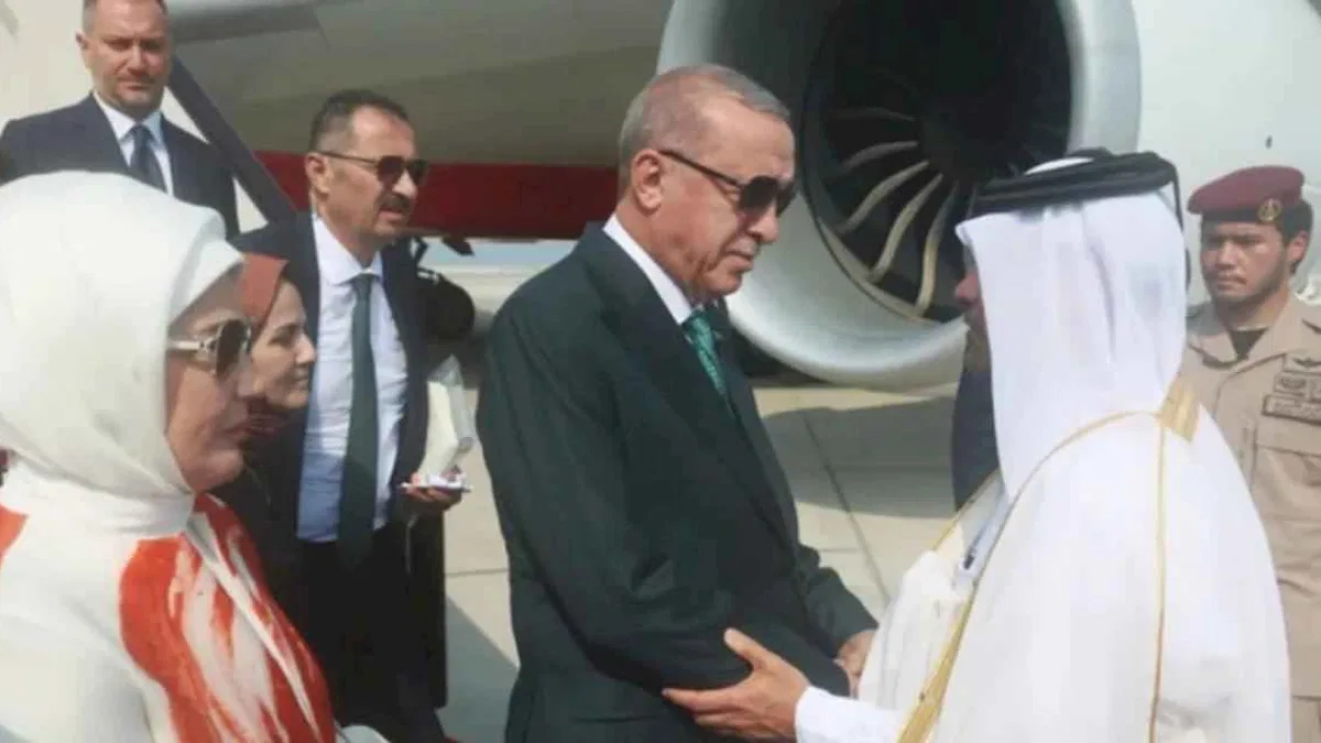 Cumhurbaşkanı Erdoğan Katar’da