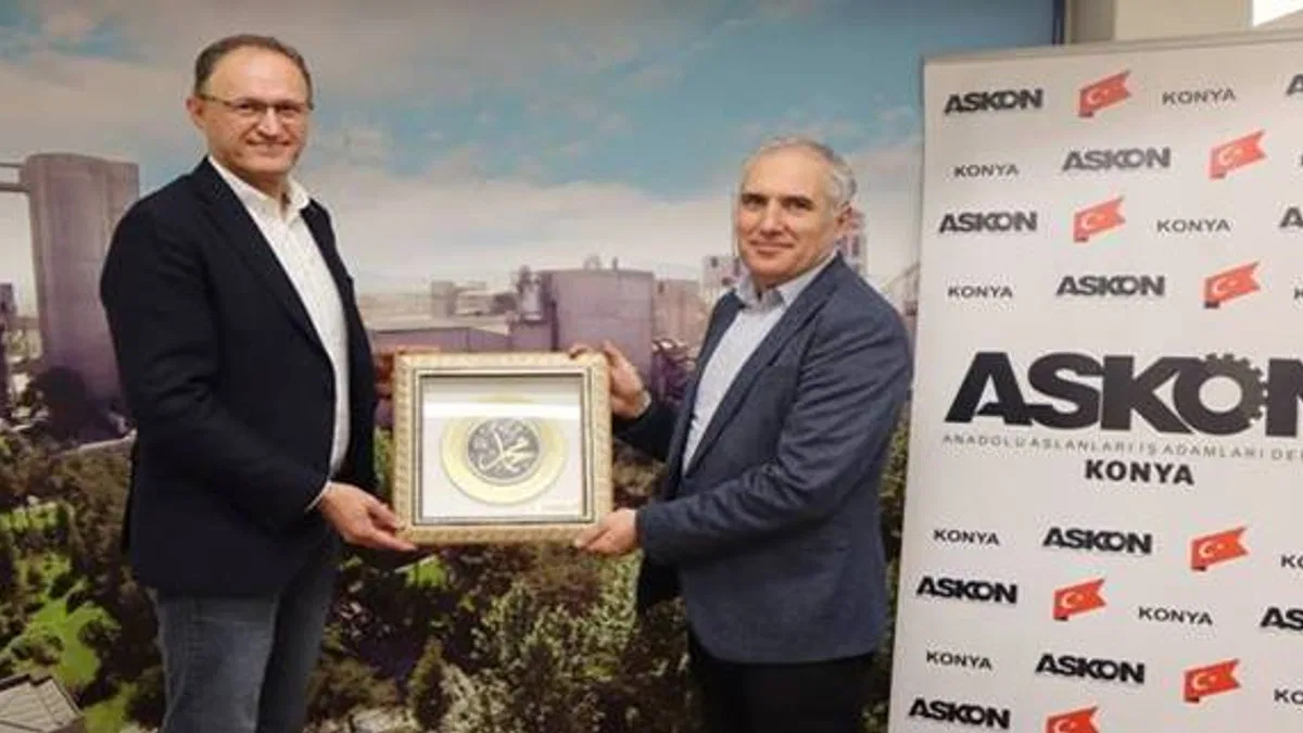 Konya Çimento ASKON yönetimini ağırladı