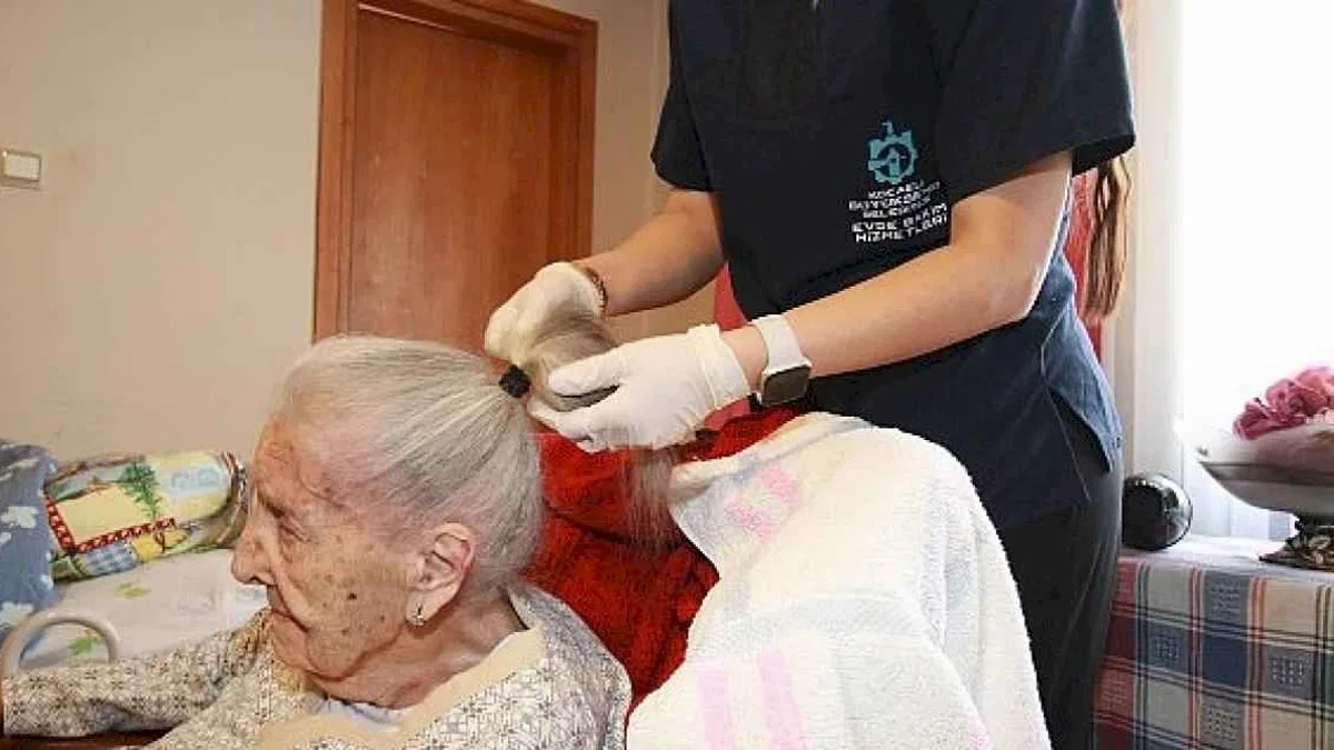 Bir asırlık ömre, evde bakım hizmeti