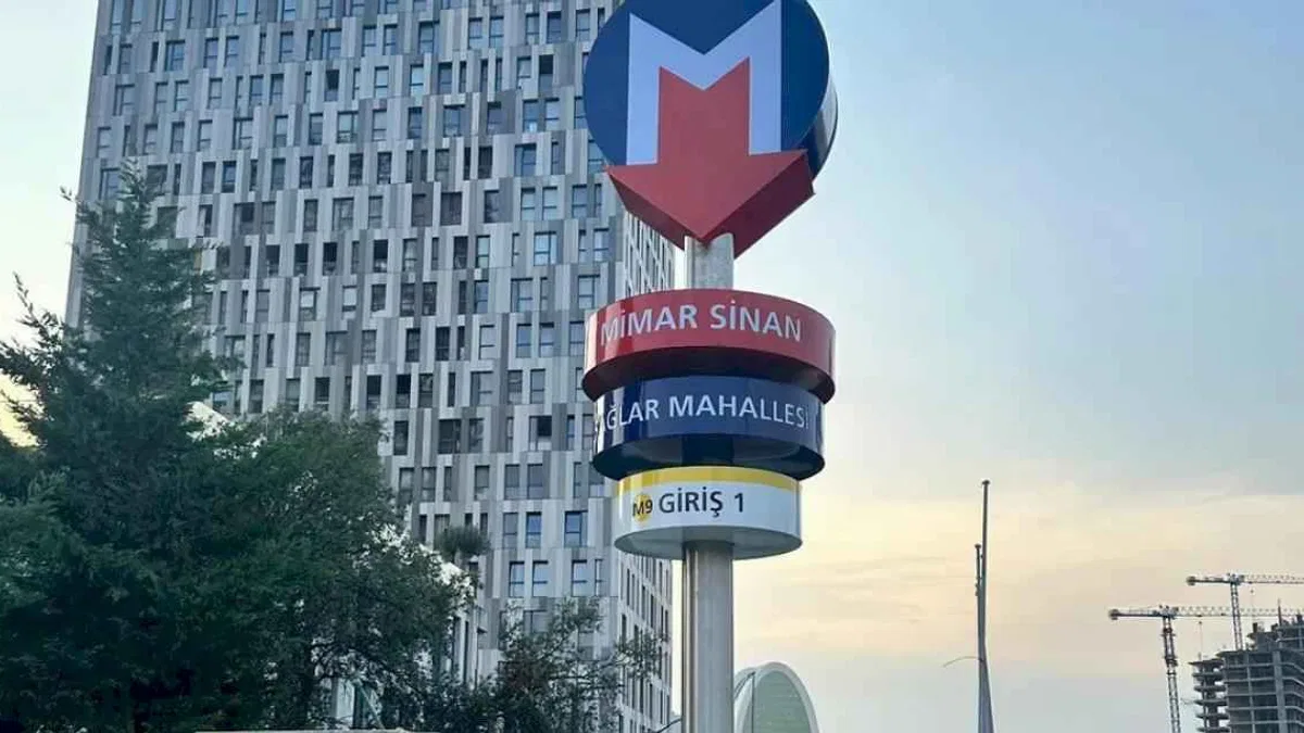 M9 metro hattı yeni istasyonuyla büyüyor