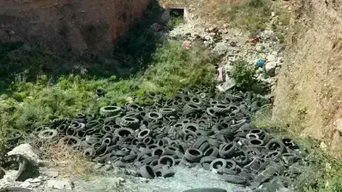 Manisa’da atık lastikler geri dönüşüme kazandırılacak