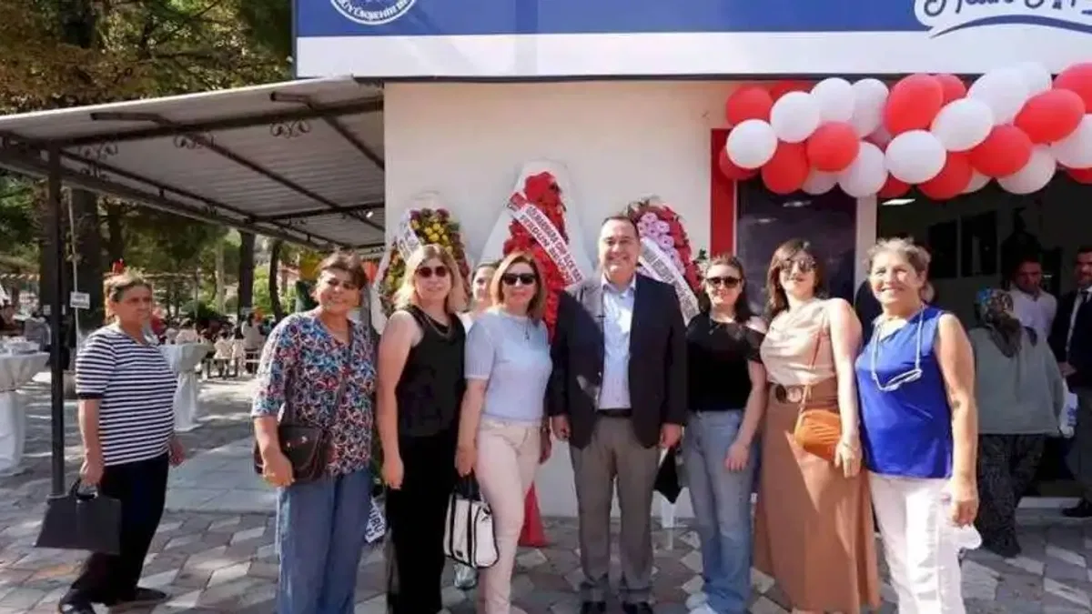 Manisa Gölmarmara'da 'Halk Mandıra' açıldı