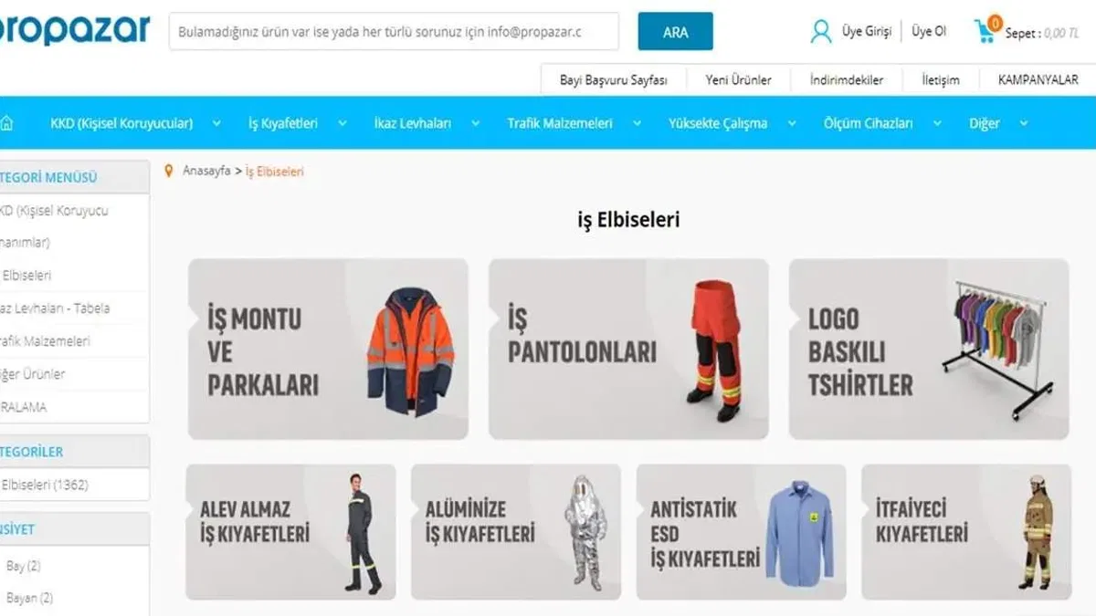 Birbirinden Kaliteli İş Kıyafeti ve iş Elbiseleri Bu Adreste!