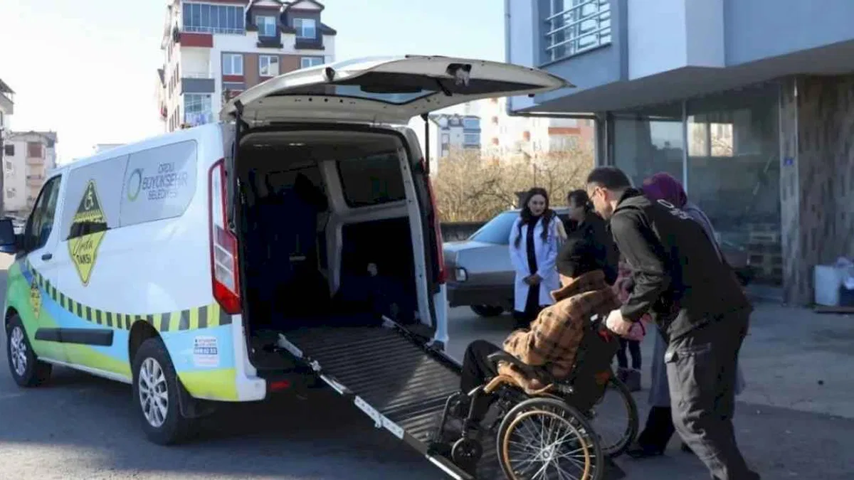 Ordu’da engelsiz ulaşım 7 bin 200 yolculukla umut taşıdı