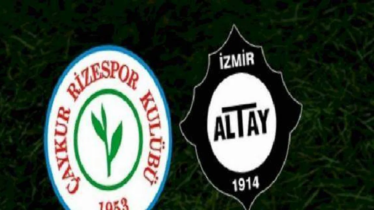 Rizespor - Altay maçı ne zaman, saat kaçta ve hangi kanalda? | TFF 1. Lig
