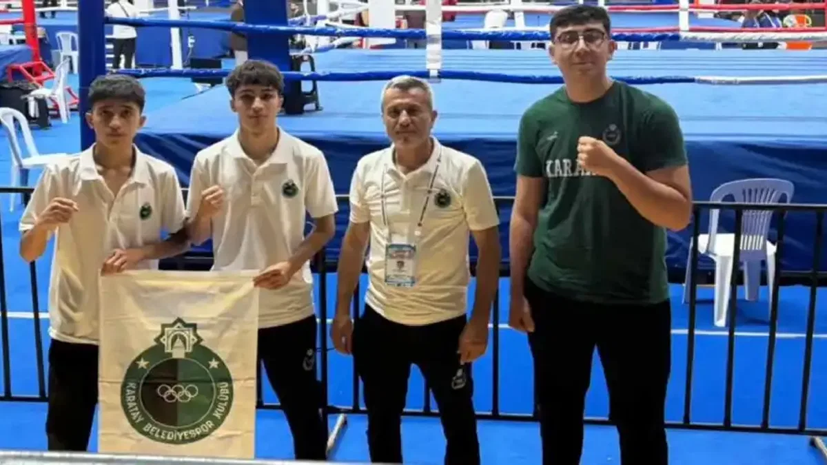 Konya Karatay'da Kick Boks’ta çifte madalya