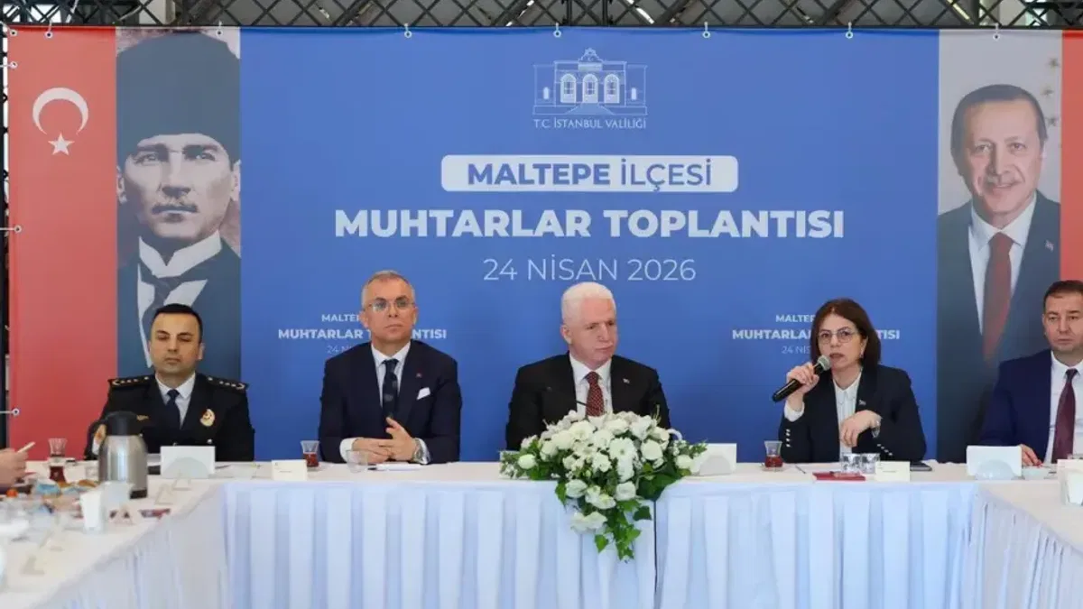 İstanbul Maltepe'de muhtarlarla koordinasyon
