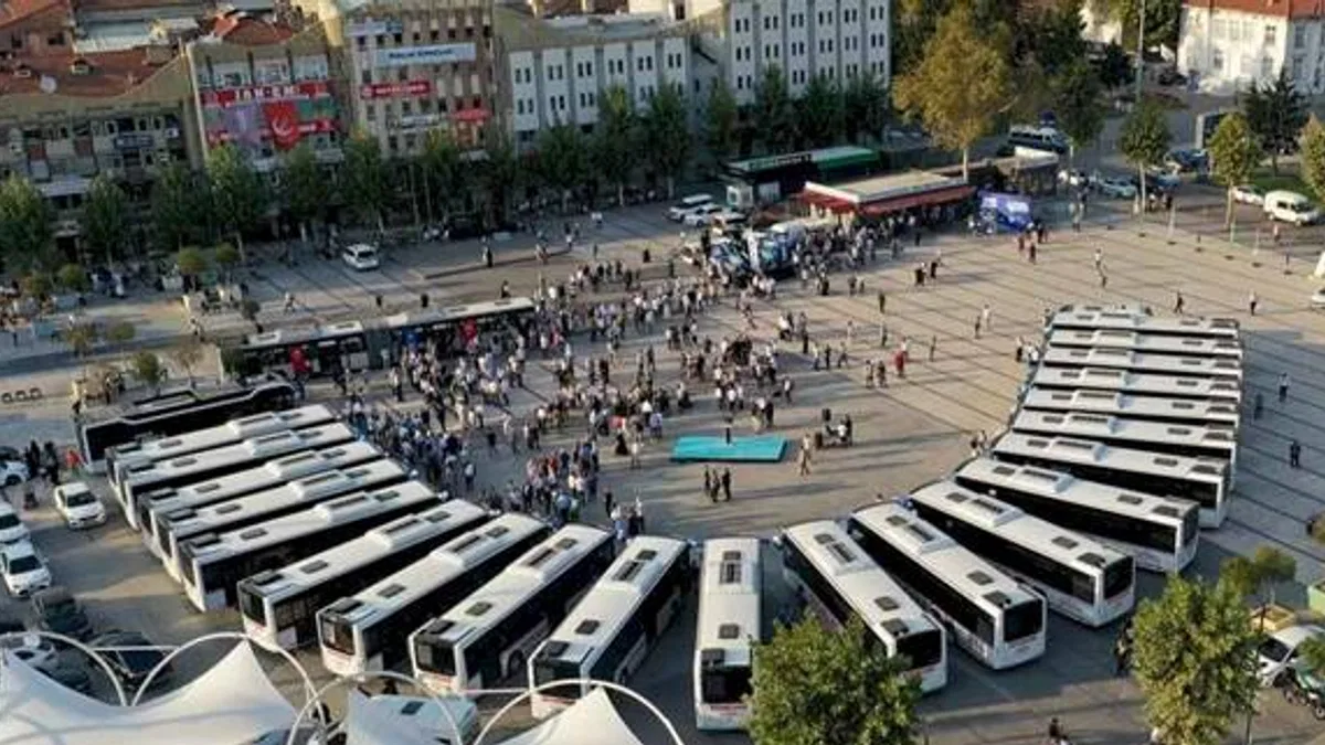 Sakarya'da 23 otobüsle şehir ulaşımında yeni milat
