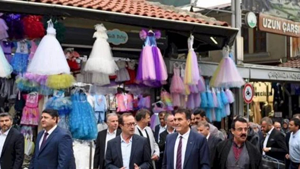 Bursa'da tarihi çarşılar Osmangazi ile hayat buldu