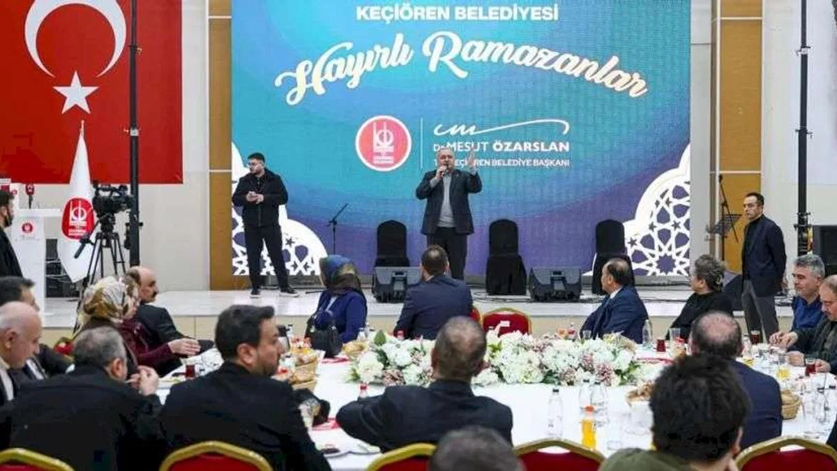 Ankara Keçiören’de berber esnafıyla Ramazan buluşması