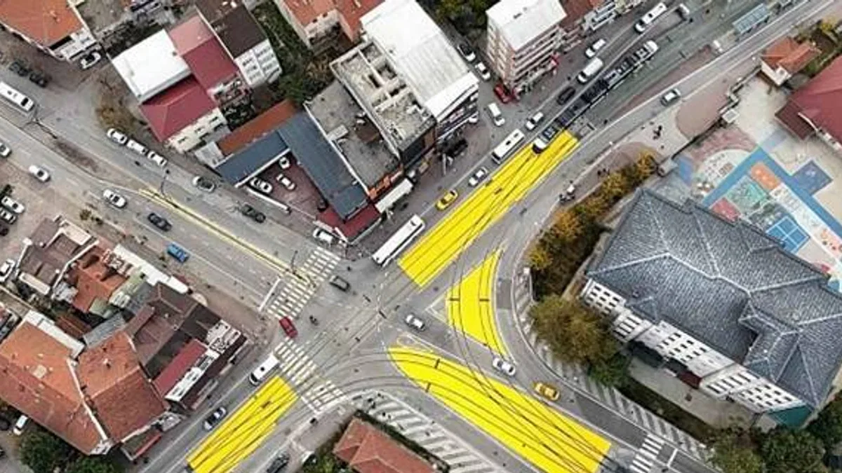 Tramvay hattında yaya güvenliği için önemli çalışma