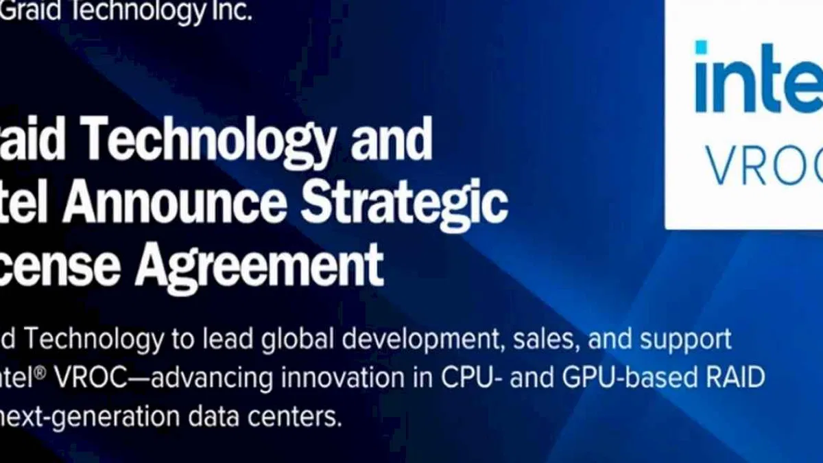 Graid Technology ve Intel stratejik lisans anlaşmasını duyurdu