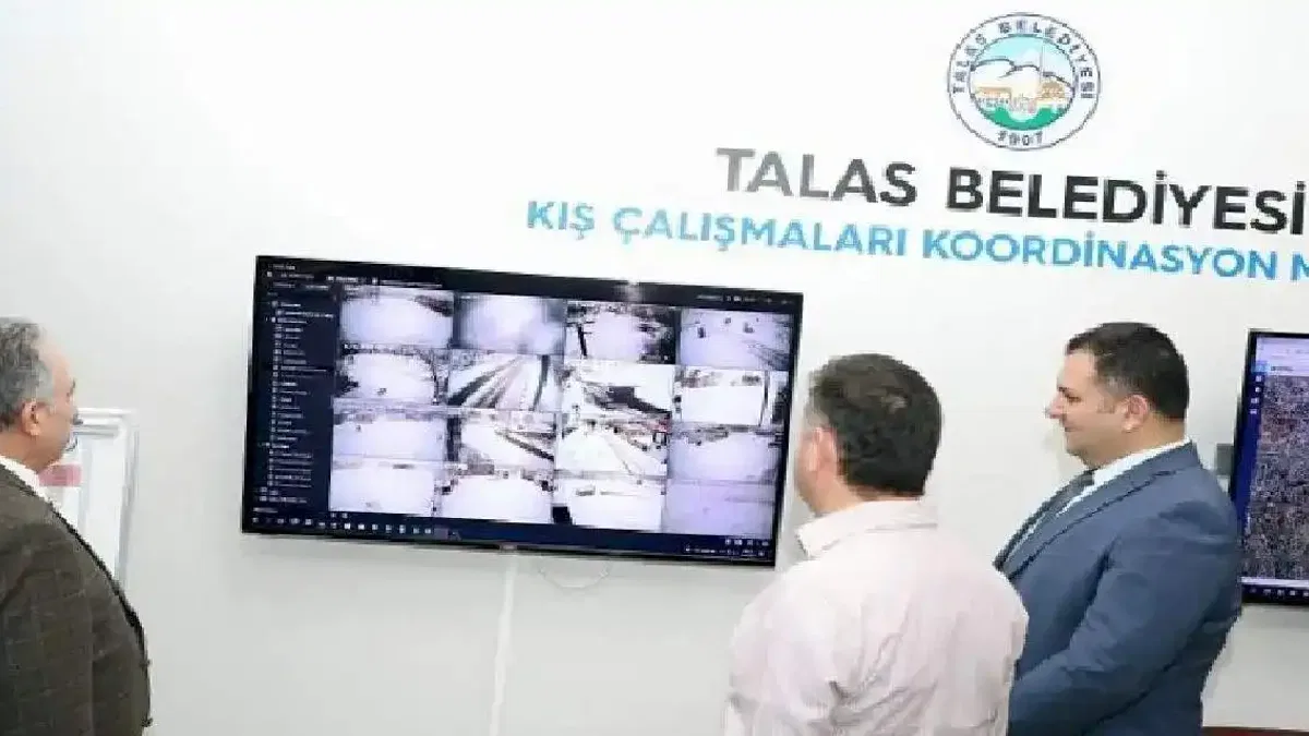 Kayseri Talas'ta yollar açık