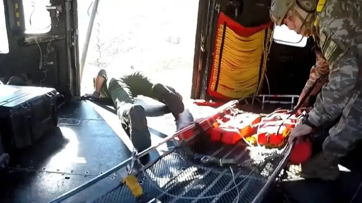 Niğde Aladağlar’da yaralanan vatandaş helikopterle kurtarıldı