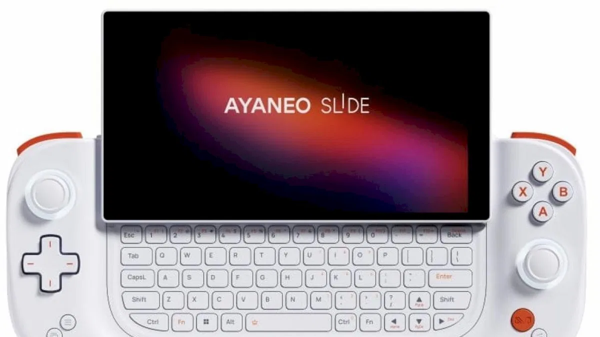 AMD Phoenix İşlemci ve RGB Klavyeli Taşınabilir Konsol Yakın: AYANEO Slide