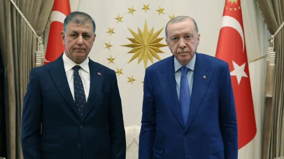 Cumhurbaşkanı Erdoğan Külliye'de Cemil Tugay'ı kabul etti