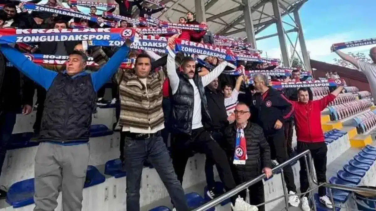 Almanya'dan Zonguldakspor'un taraftar grubu 'Krallar'a anlamlı destek