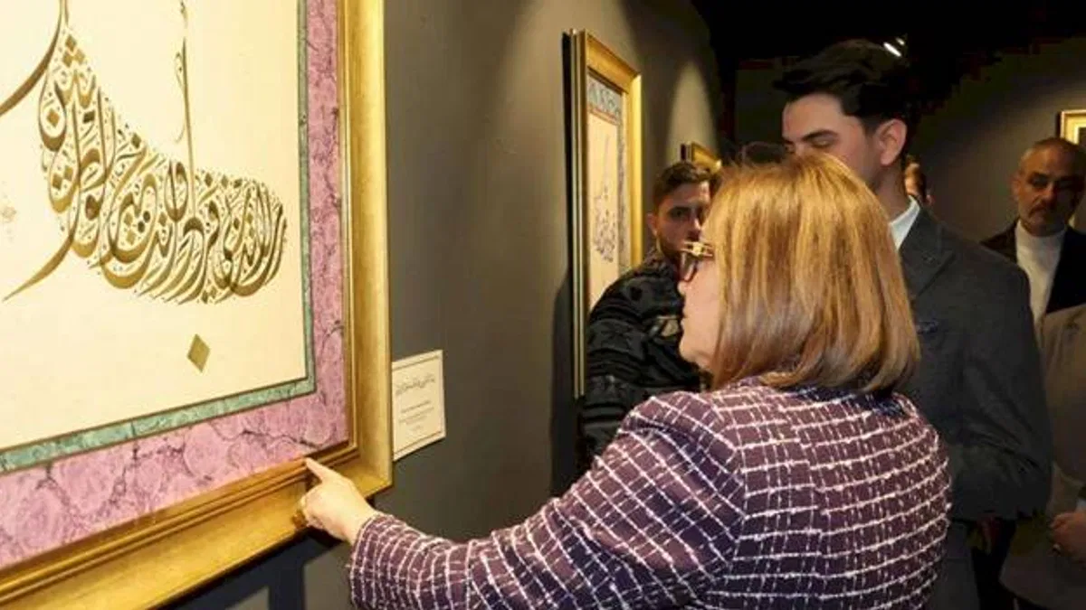 Gaziantep'te 'Kalemden Kalbe' Hüsn-i Hat sergisi