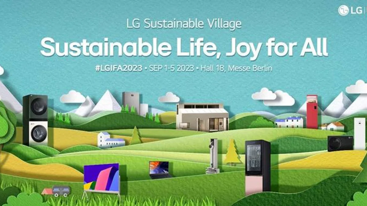 LG, IFA 2023’te Sürdürülebilir Bir Yaşam Vizyonunu Paylaşacak