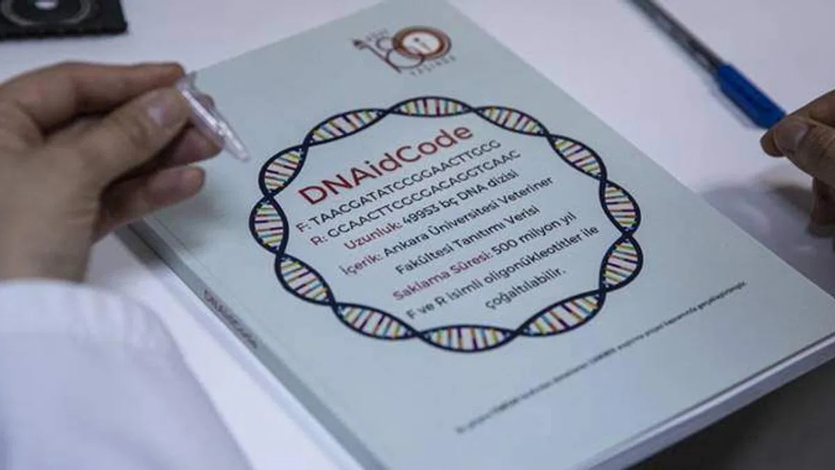 DNA'da depolanacak fakülte bilgilerine 500 milyon yıl sonra da erişilebilecek