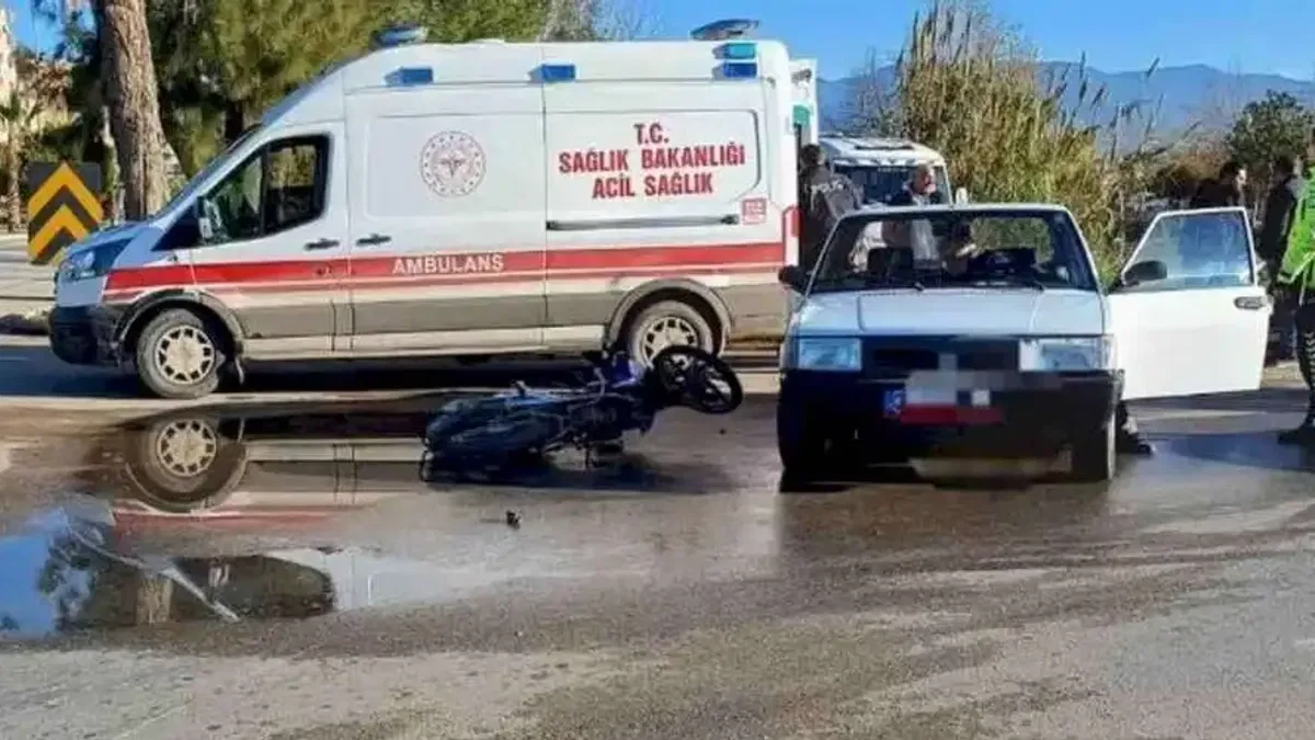 Antalya Kumluca'da trafik kazası: 1 Yaralı