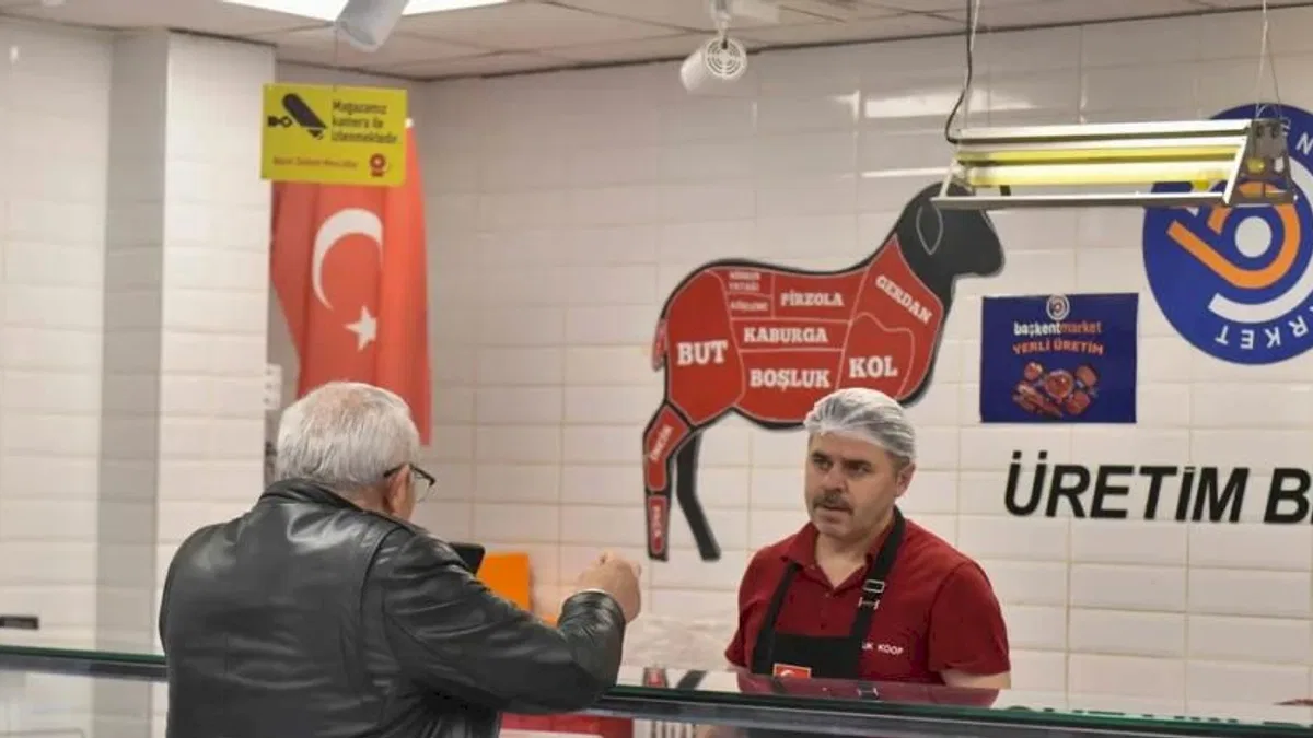 Ankara’da Ramazan ayına özel et satışına yoğun ilgi