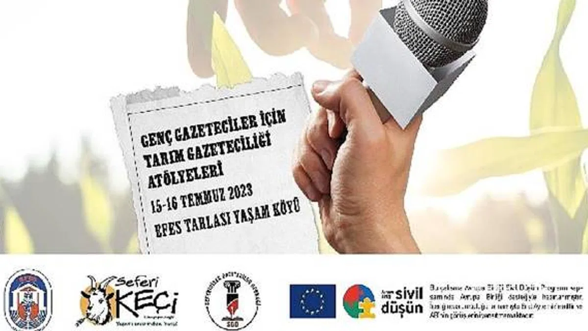 Genç Gazeteciler, ustalarla Efes tarlası yaşam köyü'nde buluşacak