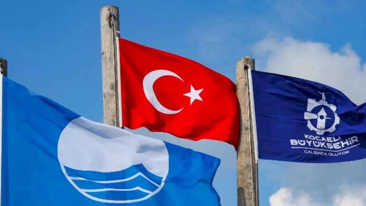 Kocaeli'ne Mavi Bayrak ödülü