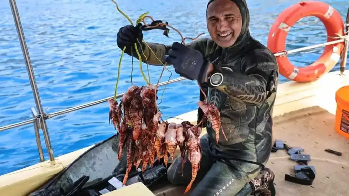 Antalya’da Aslan Balığı avlama ve tadım etkinliği düzenlendi
