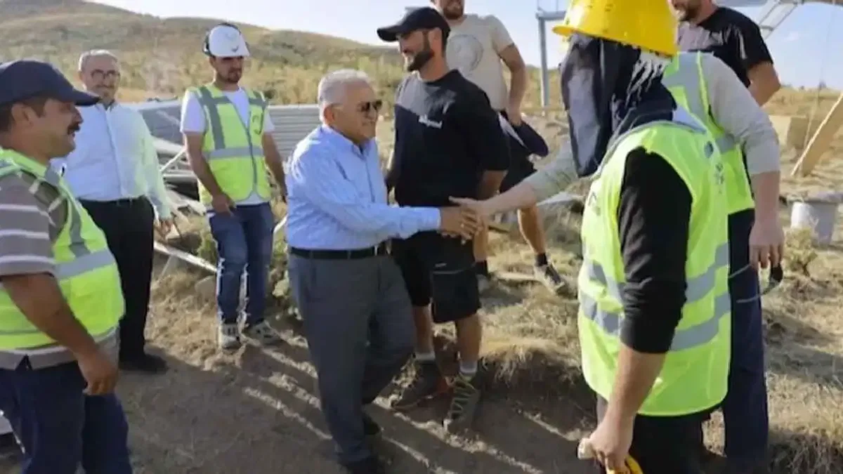 Kayseri Erciyes'de dağ kızağına geri sayım