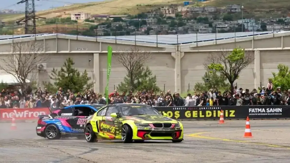 Gaziantep’te Türkiye Drift Şampiyonası heyecanı