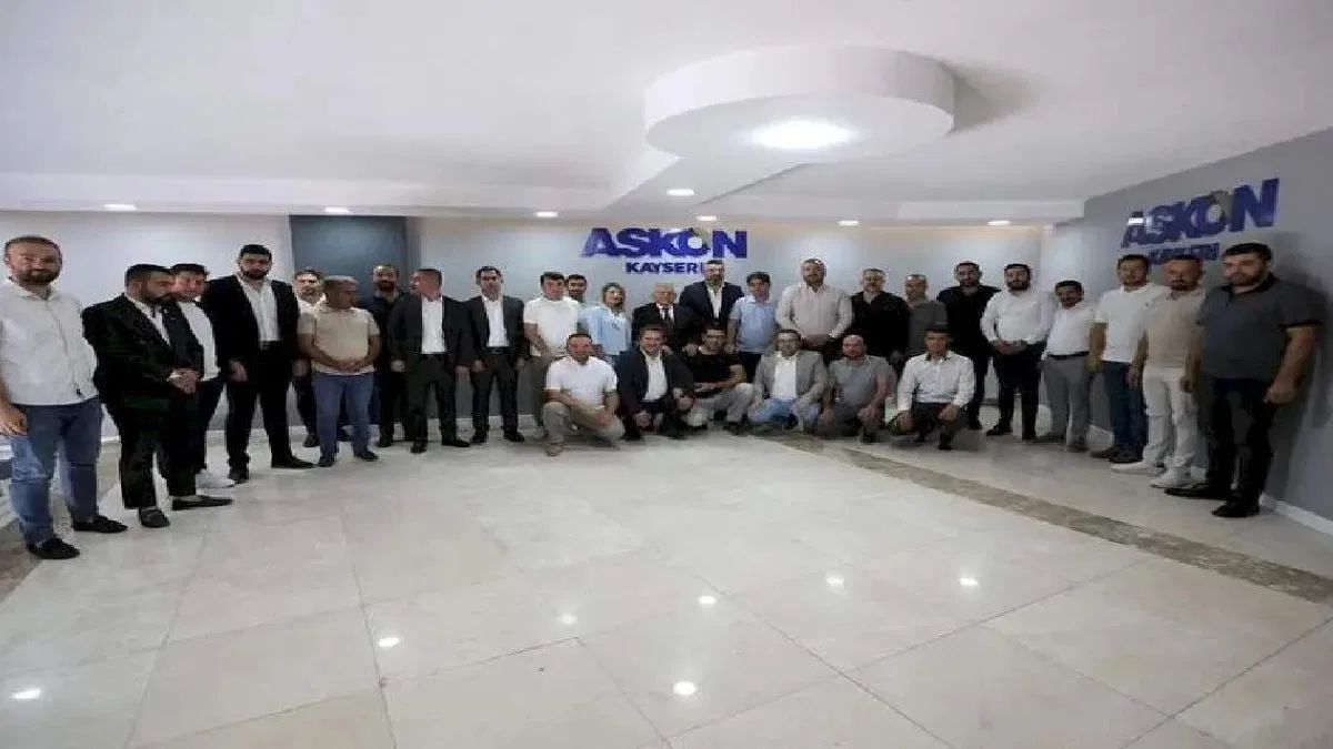 ASKON Kayseri Memduh Büyükkılıç'ı ağırladı