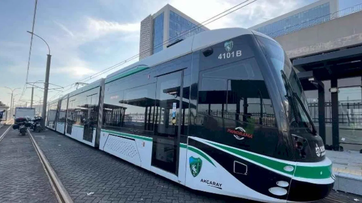 Kocaeli Şehir Hastanesi tramvayında test sürüşü