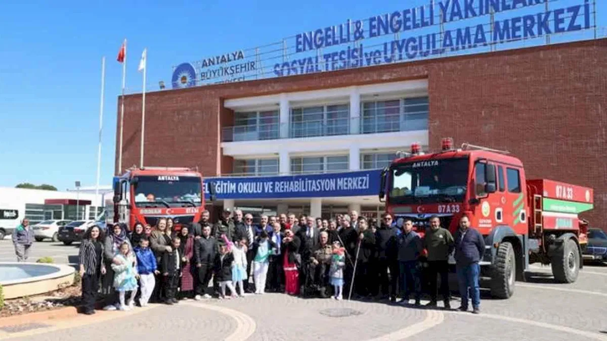 Antalyalı Down sendromlu çocuklar eğlendi