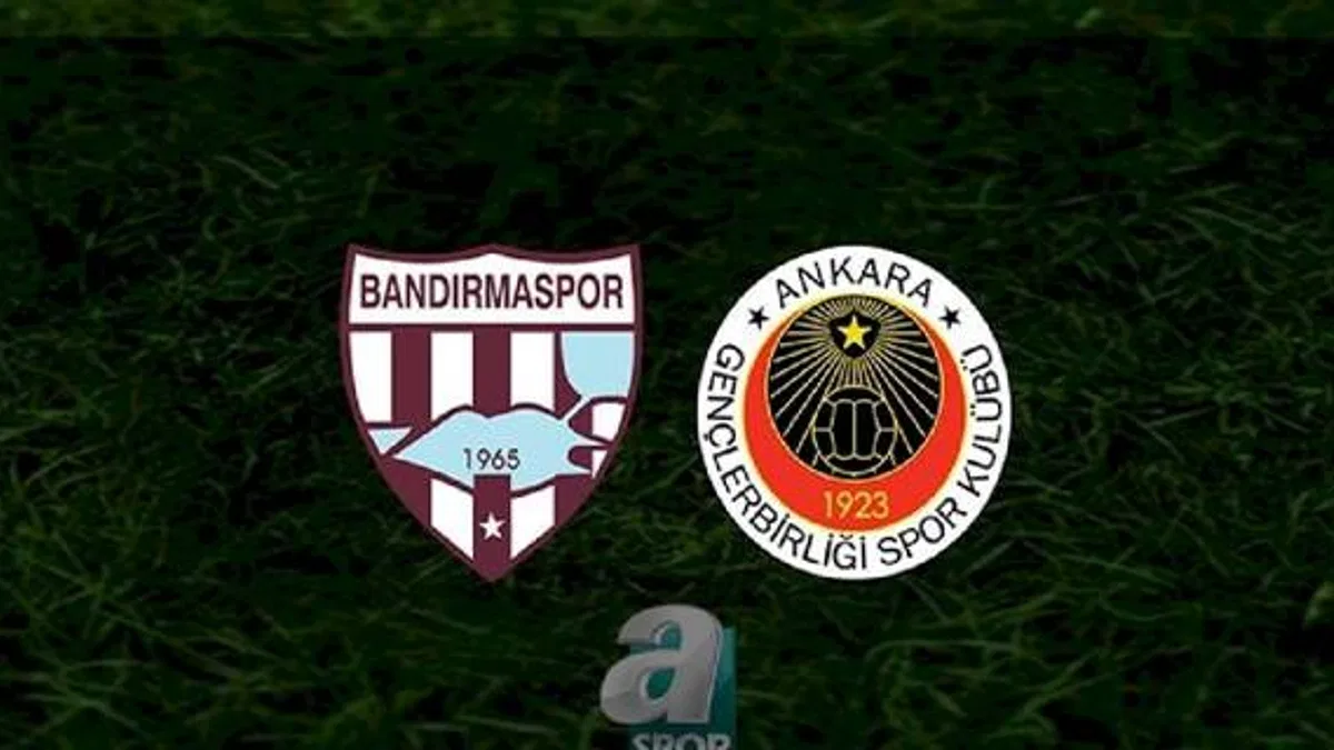 Bandırmaspor - Gençlerbirliği maçı ne zaman, saat kaçta ve hangi kanalda? | TFF 1. Lig