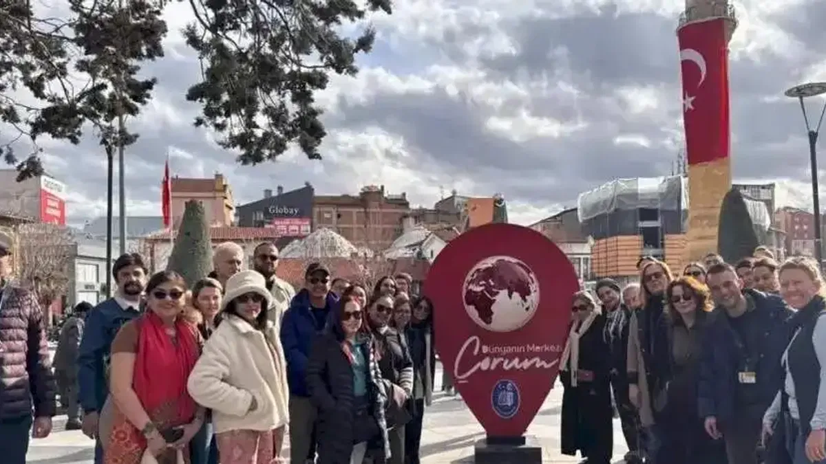 Uluslararası turizm acenteleri Çorum’u keşfediyor