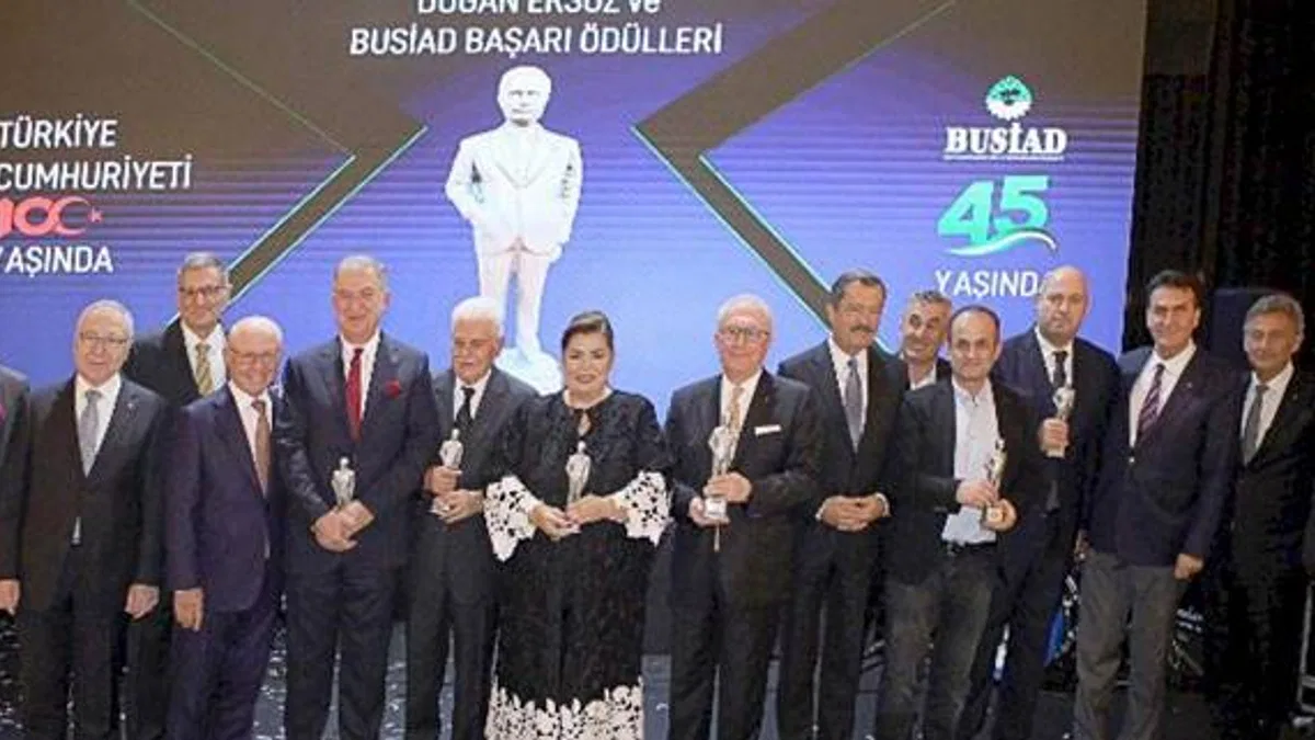 BUSİAD ödülleri sahiplerini buldu