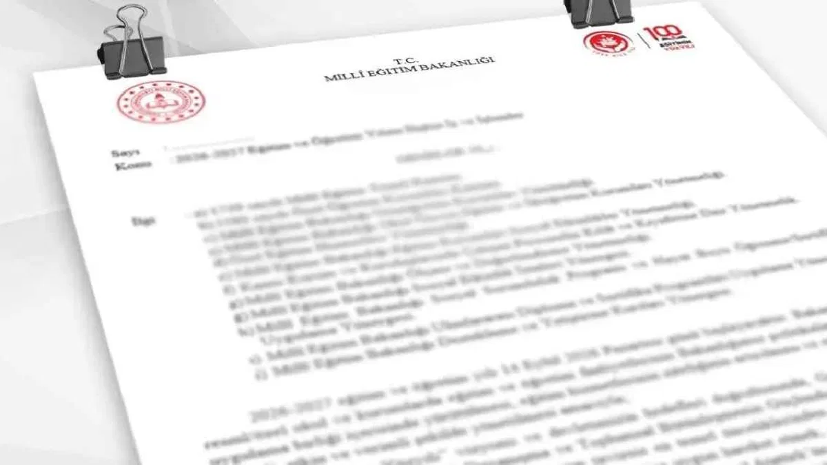 Eğitimde yeni dönem yol haritası netleşti... Genelge illere gönderildi