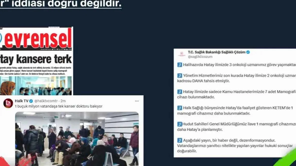 Hatay'daki o iddialar yalanlandı