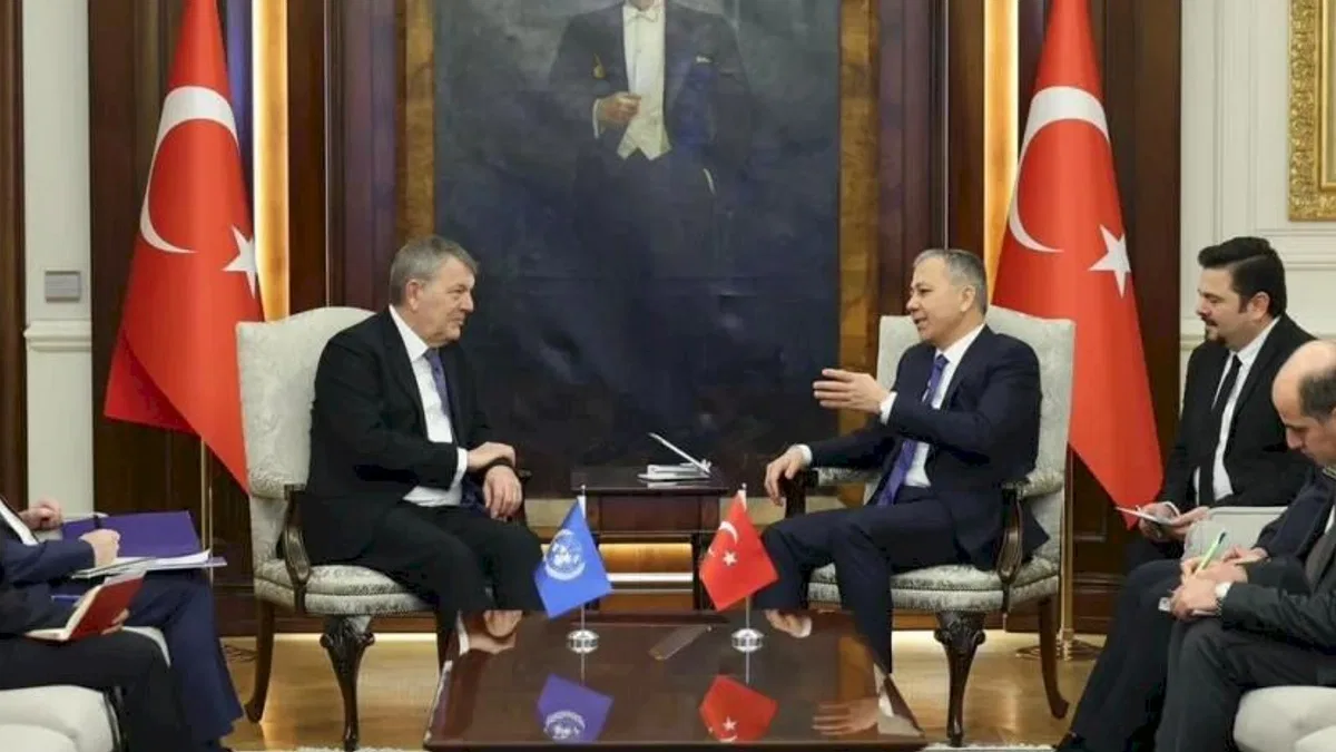 Bakan Yerlikaya, UNRWA Genel Komiseri Lazzarini ile görüştü