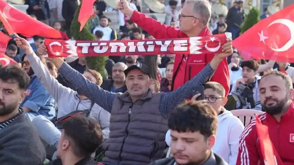Ankara Keçiören'de milli heyecan