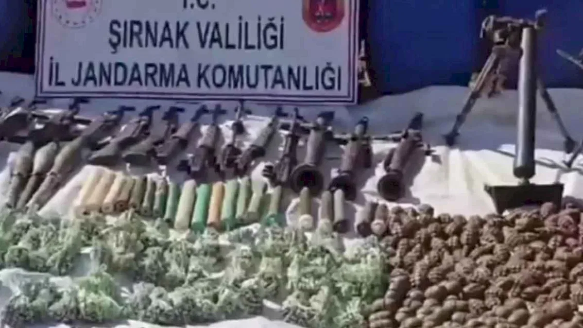 İçişleri'nden Şırnak Cudi'de 'GÜRZ-12'... BTÖ'ye ait mühimmat deposu imha edildi