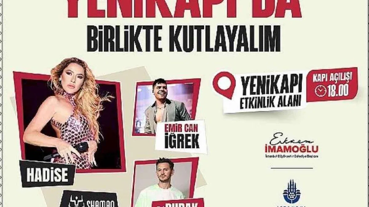 Cumhuriyet Bayramında Toplu Ulaşım Ücretsiz Olacak ve Büyük Konser Sizi Bekliyor Emir Can İğrek ve Hadise Sahne Alacak