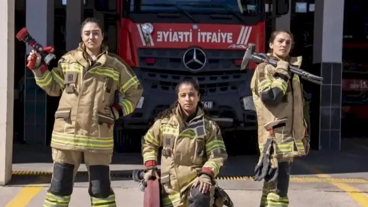 Diyarbakır İtfaiyesi'nde kadınlar tabuları yıkıyor