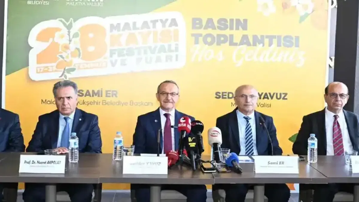 Malatya Kayısı Festivali ve Fuarı’nın 28'incisi düzenlenecek