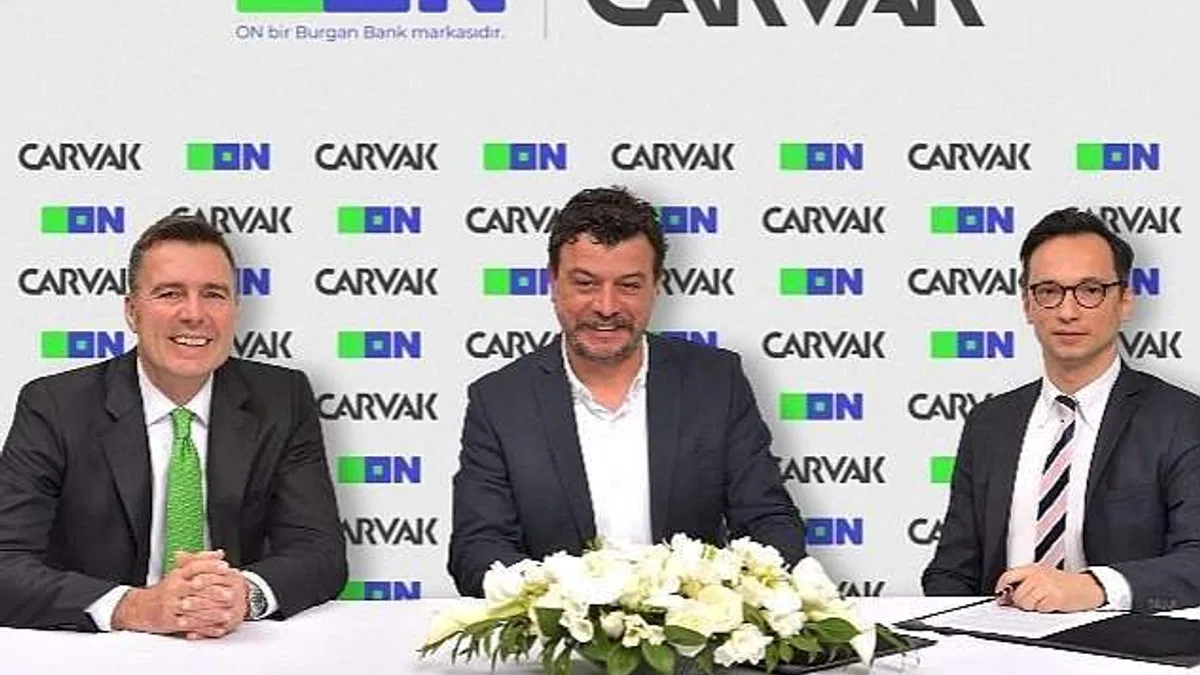 Dijital bankacılık uygulaması ON, Carvak'ın finansal çözüm ortağı oldu