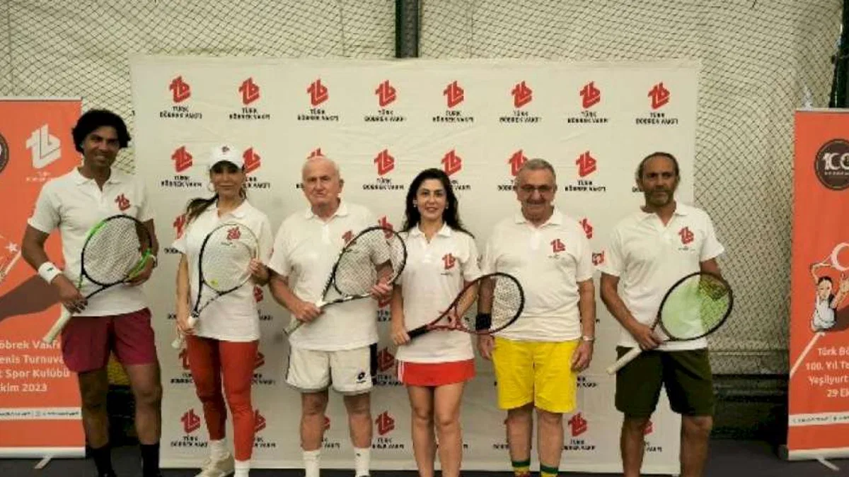 Türk Böbrek Vakfı'ndan 100. yıla özel tenis turnuvası