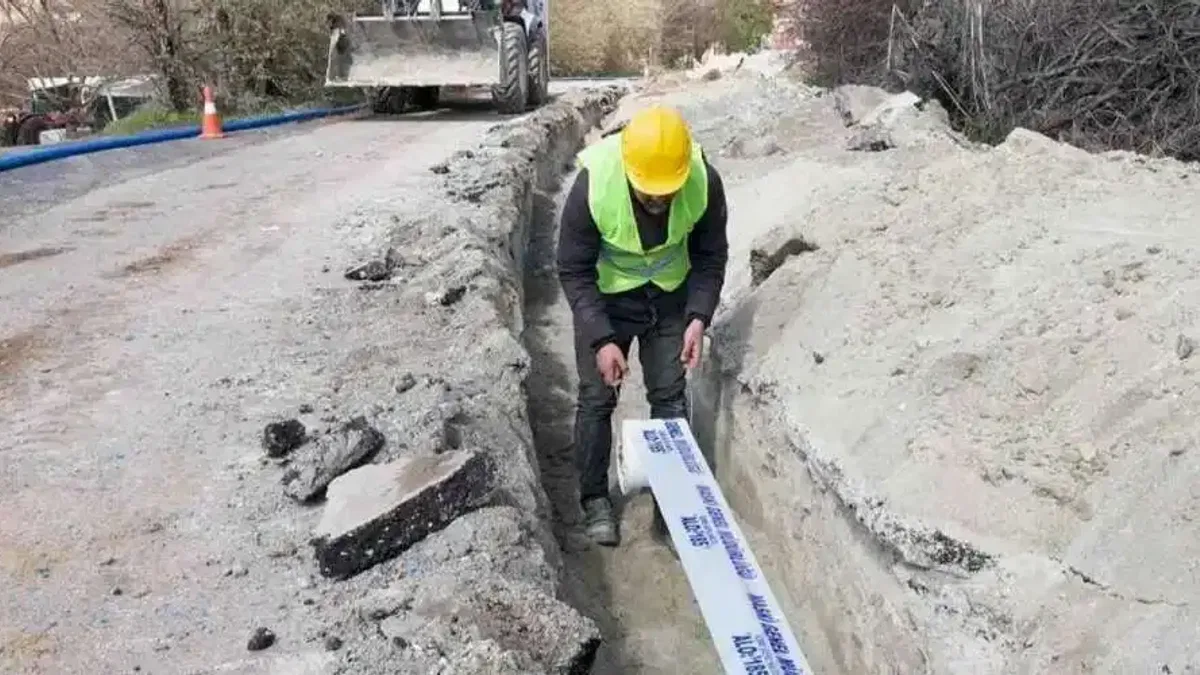 Malatya Yenice Mahallesi’nde içme suyu altyapısı güçleniyor